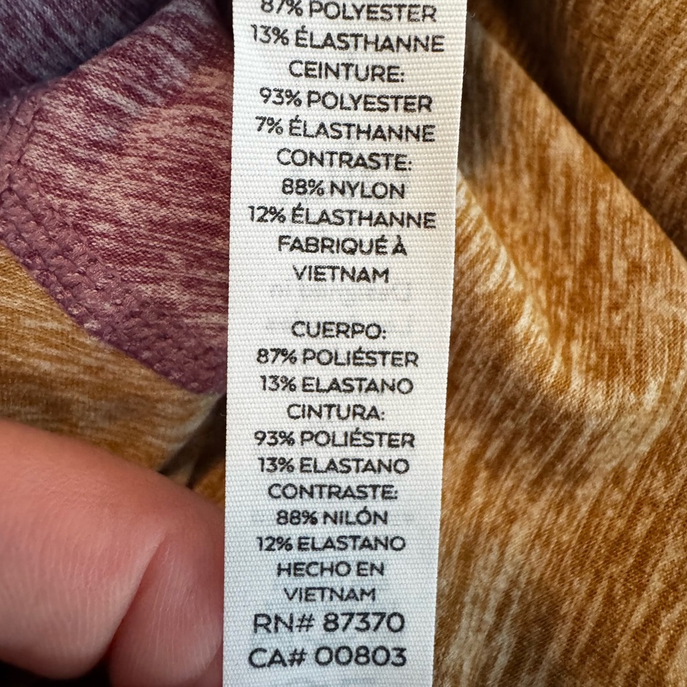 ALO Yoga AloSoft Sheila Legging Dragonfruit Heather/Carmel - Picture 12 of 13
